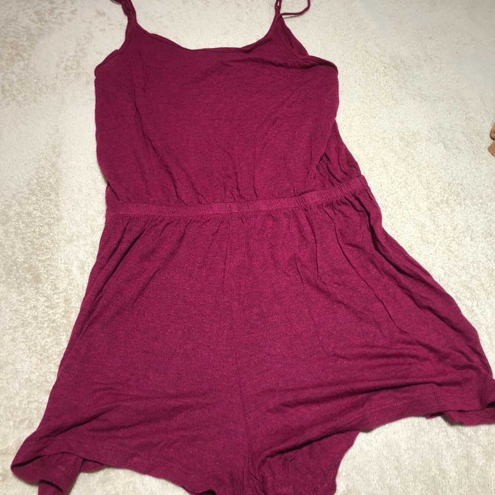 Maroon romper